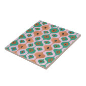 Blauwgroen en goud tegeltje (Zijkant)