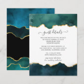 Blauwgroen en goudbonnetbezoeker - Gegevens Informatiekaartje (Voorkant / Achterkant)