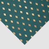 Blauwgroen en gouddiamant tissuepapier (Detail)