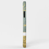 BLAUWGROEN EN GOUDE KIJKTEKST, EDITABLE TEKST Case-Mate iPhone CASE (Achterkant/rechts)