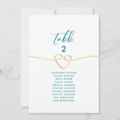 Blauwgroen en gouden bruiloft zithoek (Achterkant)