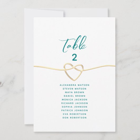 Blauwgroen en gouden bruiloft zithoek (Achterkant)