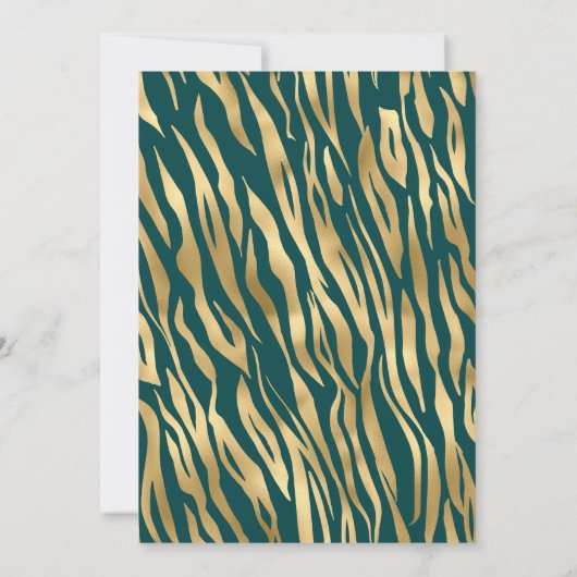 Blauwgroen en gouden proeftonercartridge kaart (Achterkant)