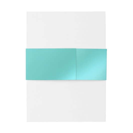 Blauwgroen en goudflorale buikband uitnodigingen wikkel (Achterkant Voorbeeld)