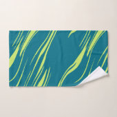 Blauwgroen en Groen abstract Bad Handdoek (Handdoek)