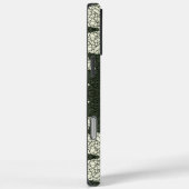 Blauwgroen en groen geometrisch mandala-patroon Case-Mate iPhone case (Achterkant / Rechts)