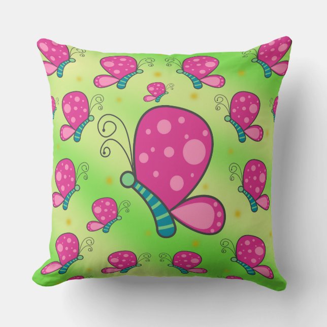 Blauwgroen en katoenachtig Snoep Kussen (Voorkant)