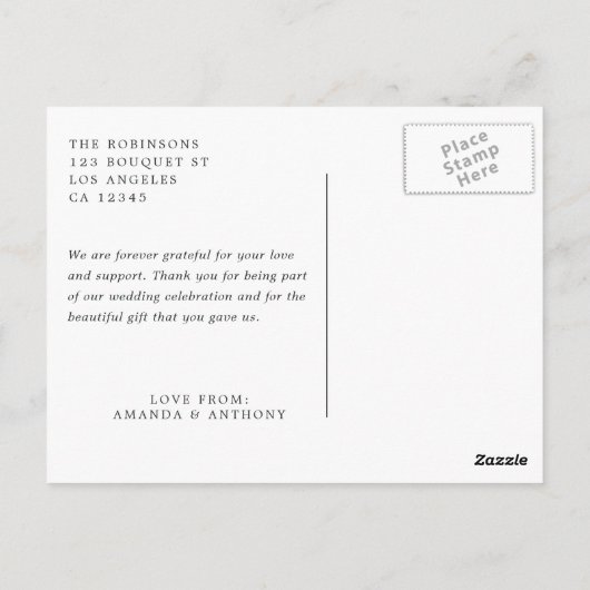 Blauwgroen en Koraal Zomer Strand Bruiloft Briefka Briefkaart (Achterkant)