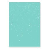 Blauwgroen en koraalrivierbruiloft | Kaarten plaat (Achterkant)