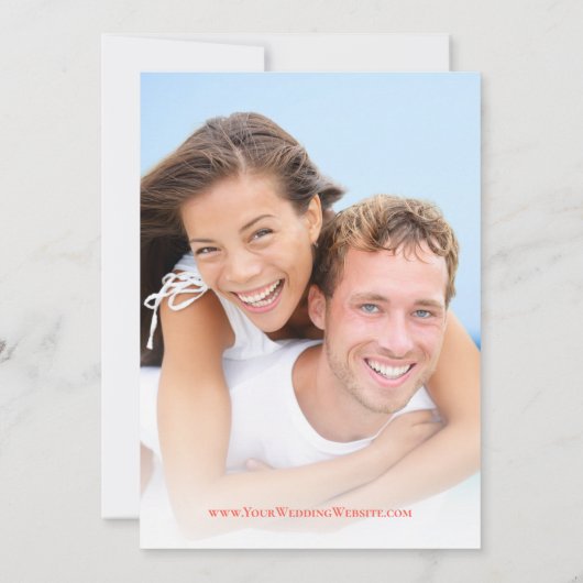 Blauwgroen en koraalverbinding Shell Destination W Kaart (Achterkant)