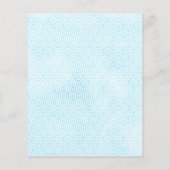 Blauwgroen en Koraalzomerkamer Weddenschap Flyer (Achterkant)