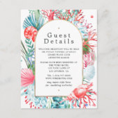 Blauwgroen en Koraalzomerwedstrijd - Details Informatiekaartje (Voorkant)