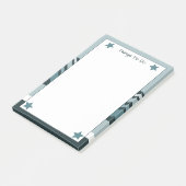 Blauwgroen en Lichtblauw Post-it® Notes (Schuin)