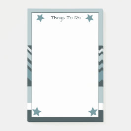 Blauwgroen en Lichtblauw Post-it® Notes