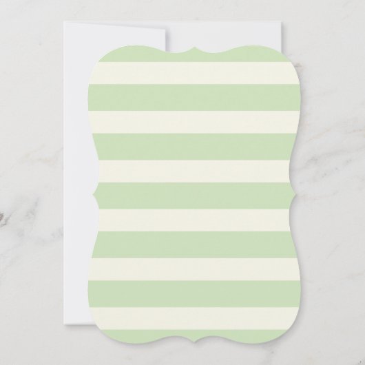 Blauwgroen en lichte groene Unicorn Kaart (Achterkant)