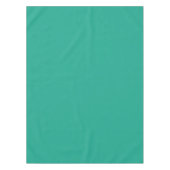 Blauwgroen en Oranje Bloemen kleur staal match Tafelkleed (Voorkant)