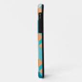 Blauwgroen en Oranje modellen Case-Mate iPhone Case (Achterkant/links)