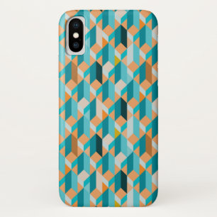 Blauwgroen en Oranje modellen Case-Mate iPhone Case