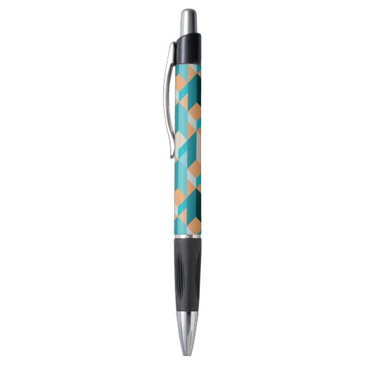 Blauwgroen en Oranje modellen Pen (Top (Verticaal))