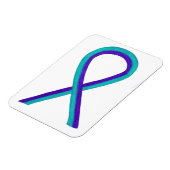 Blauwgroen en Paarse bewustwording Magneet (Linkerzijde)