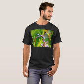 Blauwgroen en paarse dragonvlieg t-shirt (Voorkant volledig)