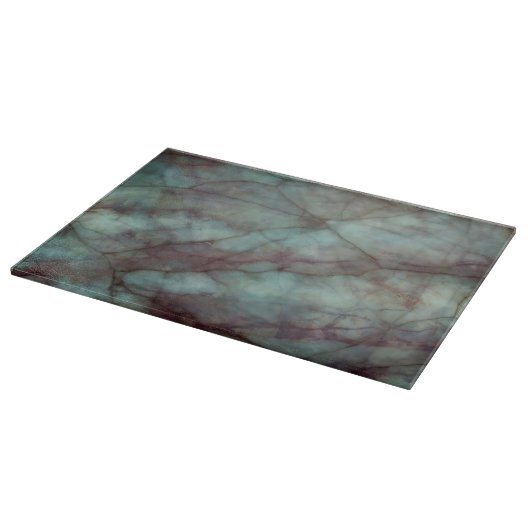 Blauwgroen en Paarse fluorite marmer Snijplank (Hoek)