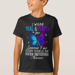 Blauwgroen en Paarse risicobeperkende maatregelen T-shirt