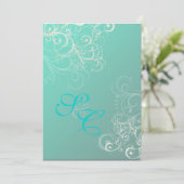 Blauwgroen en parelzwammen Weddenschappen Kaart (Staand voorkant)