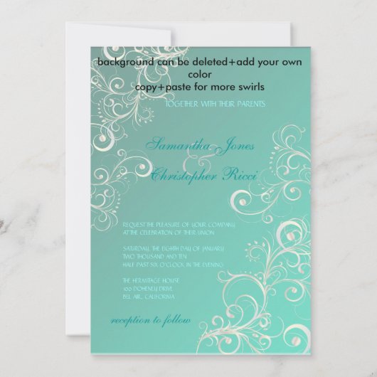 Blauwgroen en parelzwammen Weddenschappen Kaart (Achterkant)