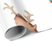 Blauwgroen en Rode Zeemeerminnende Kerstmis Cadeaupapier (Rol Hoek)