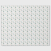 Blauwgroen- en roestgaren kippenkippen, omslagpapi cadeaupapier (Vlak)