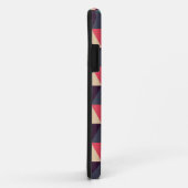 Blauwgroen en roze driehoekspatroon Case-Mate iPhone case (Achterkant/rechts)