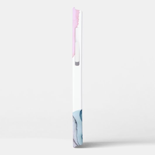 Blauwgroen en roze etheraal inktvisch gras Case-Mate iPhone case (Achterkant / Links)