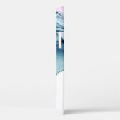 Blauwgroen en roze etheraal inktvisch gras Case-Mate iPhone case (Achterkant / Rechts)