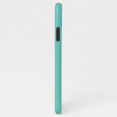 Blauwgroen en Roze Initiaal iPhone 11Pro Max Hoesj iPhone Hoesje (Rechterkant)