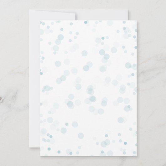 Blauwgroen en roze Onder het Zee Whimsical Sweet 1 Kaart (Achterkant)