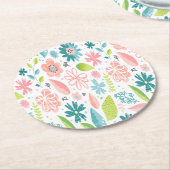 Blauwgroen en roze Onderzetter (Gebogen)