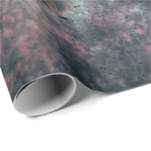 blauwgroen en rozen wolken inpakpapier (Rol Hoek)