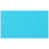 Blauwgroen en Turquoise Blue Lattice Pattern Tafelkleed (Voorkant (Horizontaal))