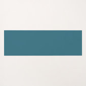 Blauwgroen en Turquoise Mandala Yogamat (Achterkant (horizontaal))