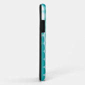 Blauwgroen en wit Case-Mate iPhone case (Achterkant/rechts)