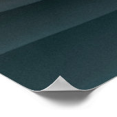 Blauwgroen en wit digitaal behang poster (Hoek)