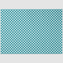 Blauwgroen en wit papier met pooldot