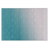 Blauwgroen en witte gradiënt snijplank (Voorkant)