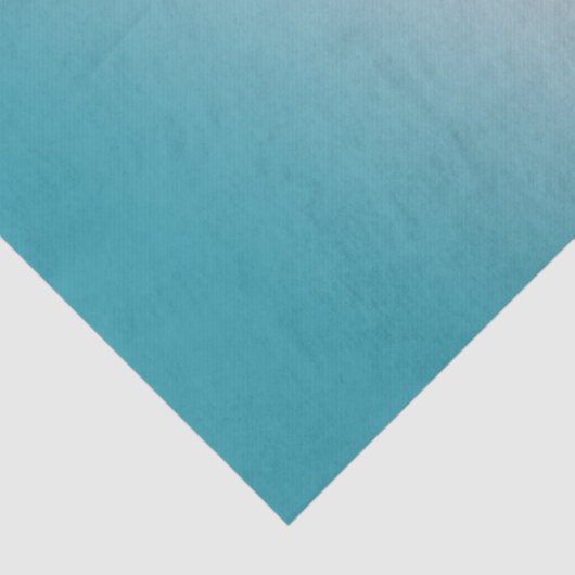 Blauwgroen en witte gradiënt tissuepapier (Detail)