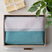 Blauwgroen en witte gradiënt tissuepapier (Geschenk)