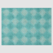 Blauwgroen en witte loskoppeling tissuepapier (Voorkant)