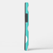 Blauwgroen en Witte Peutertas van Polka Case-Mate iPhone Case (Achterkant / Rechts)