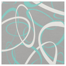 blauwgroen en witte retro ovalen elke achtergrondk stof