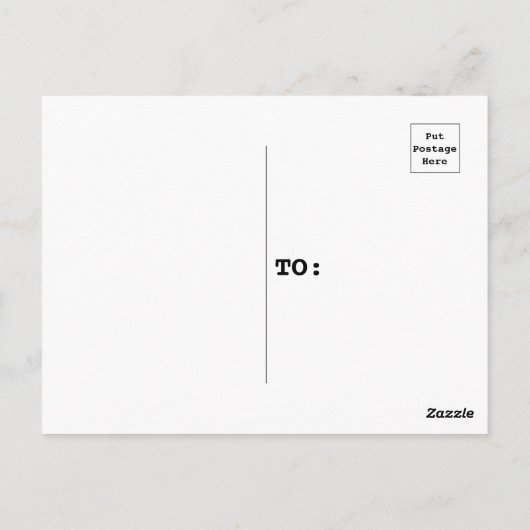 Blauwgroen en witte sinaasappelboom Winter Briefkaart (Achterkant)